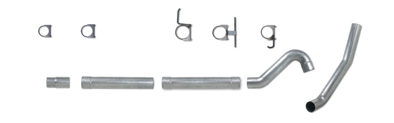 Diamond Eye Performance Diamond Eye KIT 4in Catback MFLR RPLCMENT PIPE Single AL: 03-06 FORD 6.0L EXCURSION
