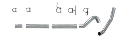 Diamond Eye Performance Diamond Eye KIT 4in Catback MFLR RPLCMENT PIPE Single AL: 03-06 FORD 6.0L EXCURSION