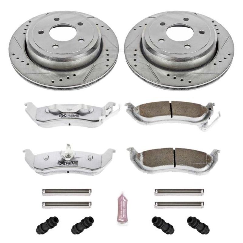 PowerStop Power Stop 03-11 Ford Crown Victoria Rear Z26 Street Warrior Brake Kit