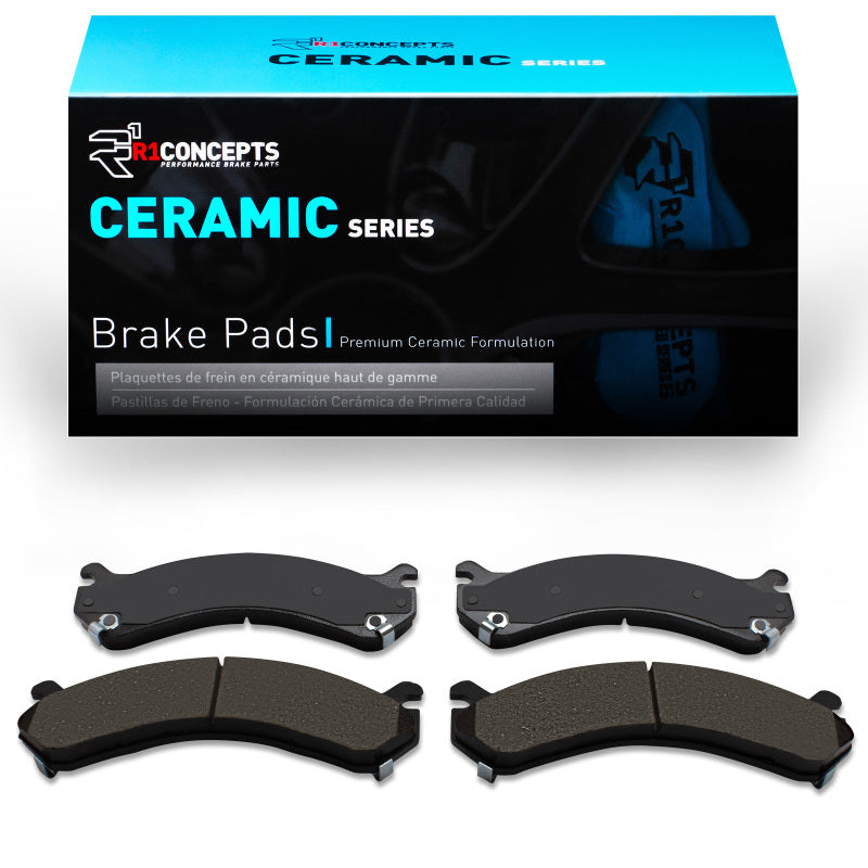 R1 Concepts R1 01-10 GMC Sierra 3500 2WD Rear Ceramic Brake Pads