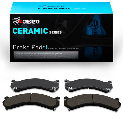 R1 Concepts R1 01-10 GMC Sierra 3500 2WD Rear Ceramic Brake Pads