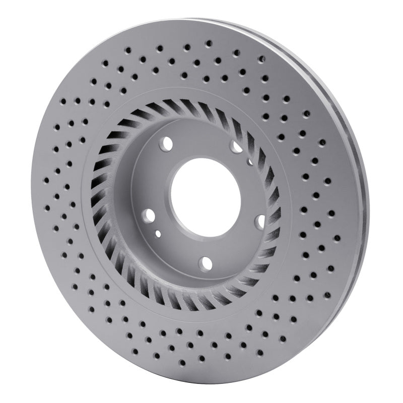 DFC 07-08 Hyundai Tiburon Front Drilled GeoSPEC Coated Rotor
