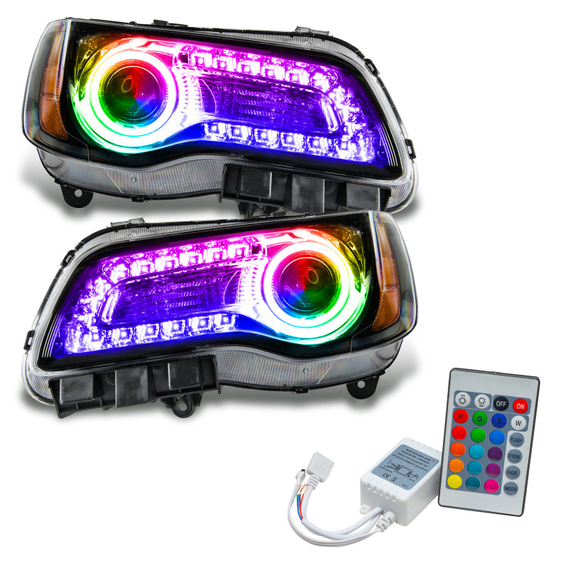 ORACLE Lighting Oracle 11-14 Chrysler 300C SMD HL Black - NON HID - DRL - w/ Simple Controller