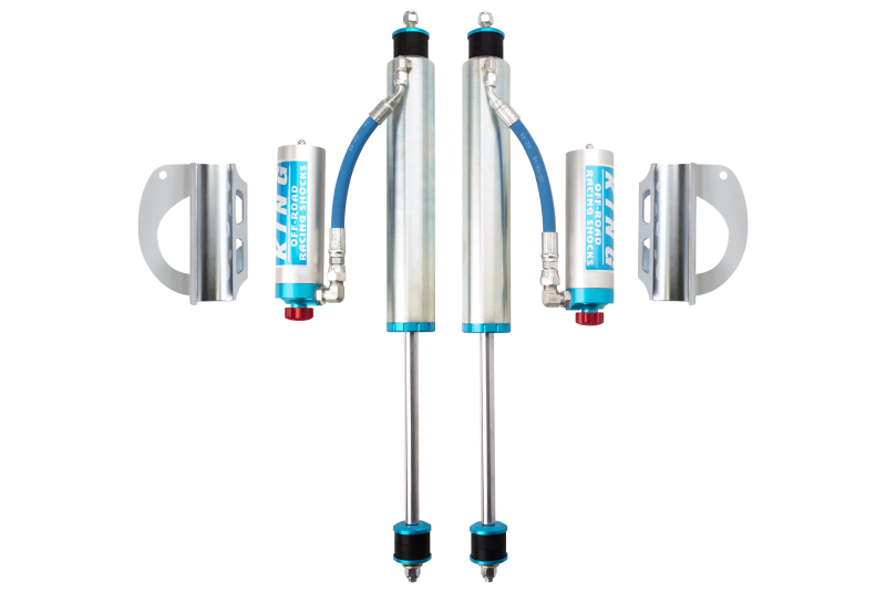 King Shocks 89-97 Toyota Land Cruiser 80 Front 2.5 Dia Remote Res Shock for 0-2in Lift w/Adj (Pair)