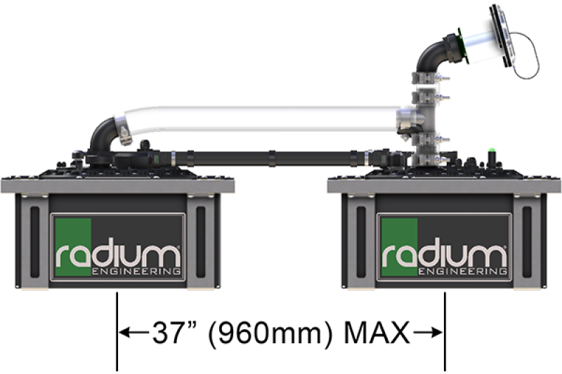 Radium Engineering Saddle Tank Fuel Cell Conversion Kit