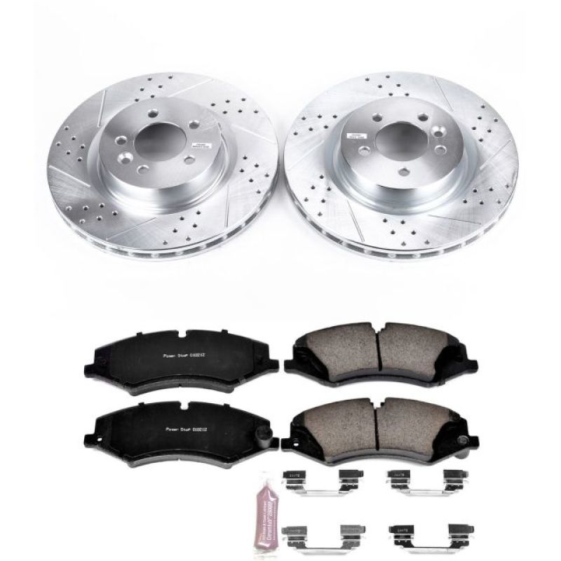 PowerStop Power Stop 2017 Land Rover Discovery Front Z23 Evolution Sport Brake Kit