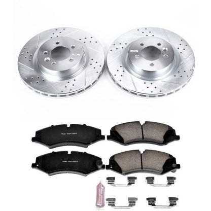PowerStop Power Stop 2017 Land Rover Discovery Front Z23 Evolution Sport Brake Kit