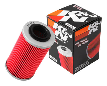 K&N Engineering K&N Can/AM Spyder RT 998/ Buell 1125R -2.2219in OD x 0.969in ID x 3.813in H Oil Filter
