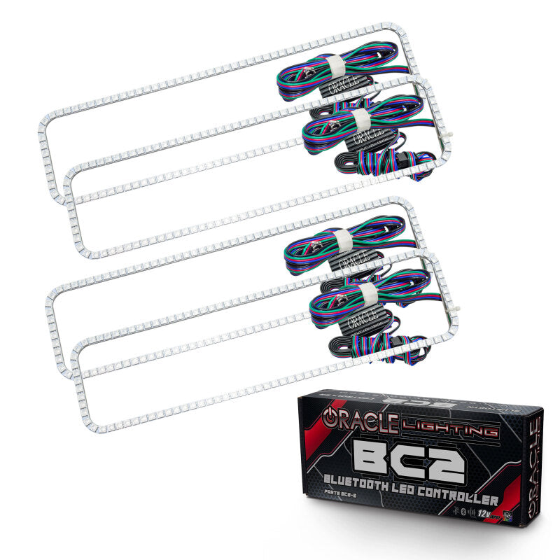 ORACLE Lighting Oracle Chevrolet Suburban 92-99 Dual Halo Kit - ColorSHIFT w/ BC1 Controller