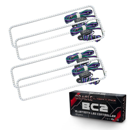 ORACLE Lighting Oracle Chevrolet Suburban 92-99 Dual Halo Kit - ColorSHIFT w/ BC1 Controller