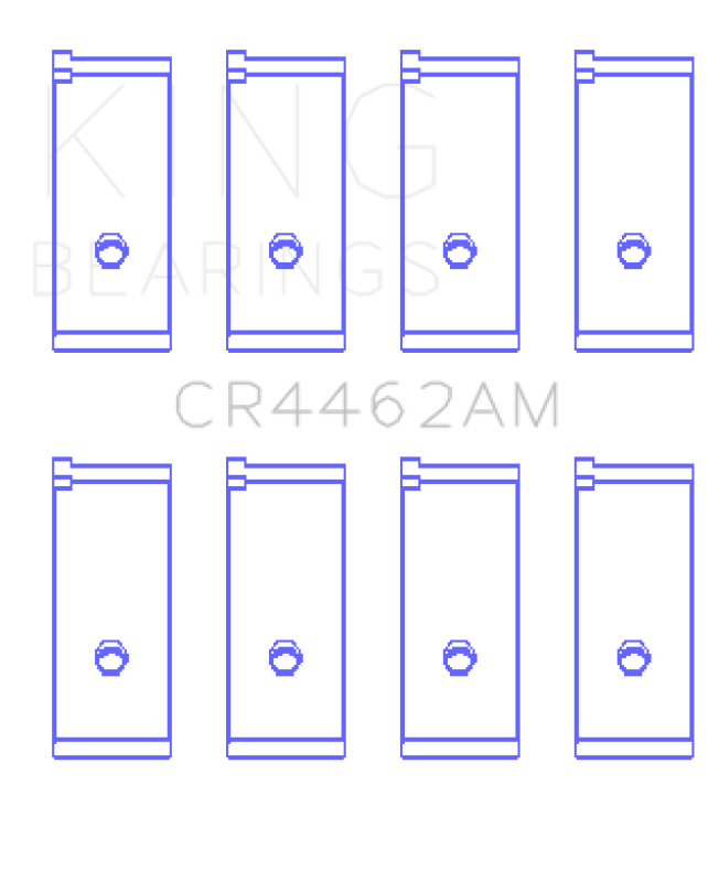 King Engine Bearings Honda Civic 1170Cc (Size +0.25mm) Connecting Rod Bearing Set
