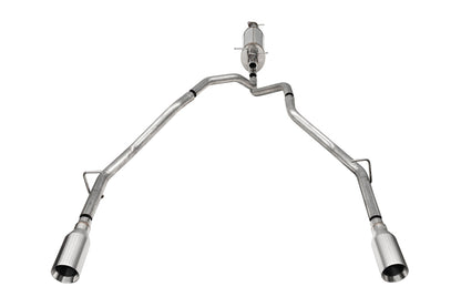 CORSA Performance Corsa  25-26 Ram 2.5in Stainless Steel Sport Cat-back Dual Rear Exit 5.0in Polished Tip