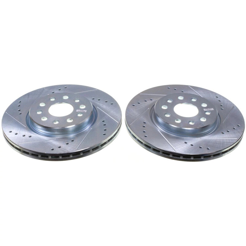 PowerStop Power Stop 22-24 Jeep Grand Cherokee Front Drilled & Slotted Rotor - Pair