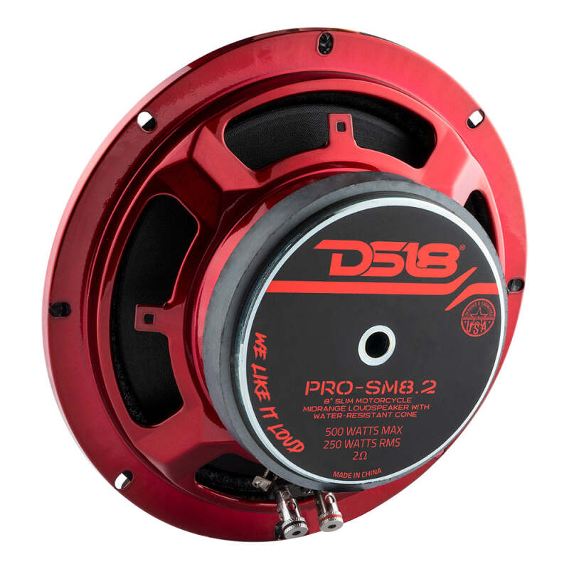 DS18 8in 250 Watts RMS 2 ohm Mid-Range Loudspeaker Shallow