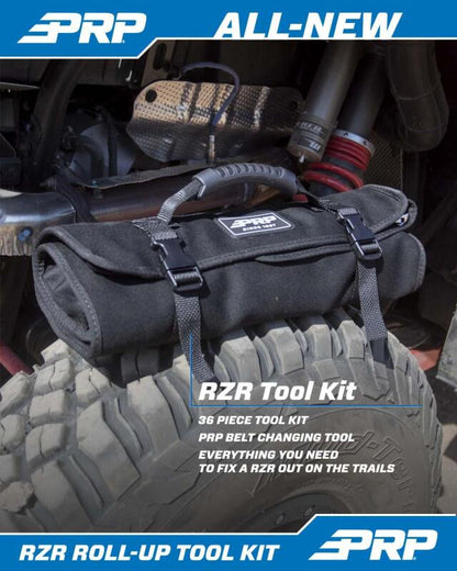 PRP Seats PRP RZR Roll Up Tool Bag with 36pc Tool Kit