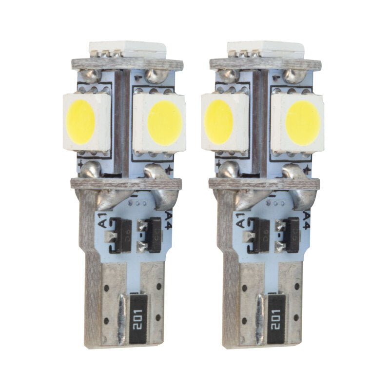 ORACLE Lighting Oracle T10 5 LED 3 Chip SMD Bulbs (Pair) - Cool White