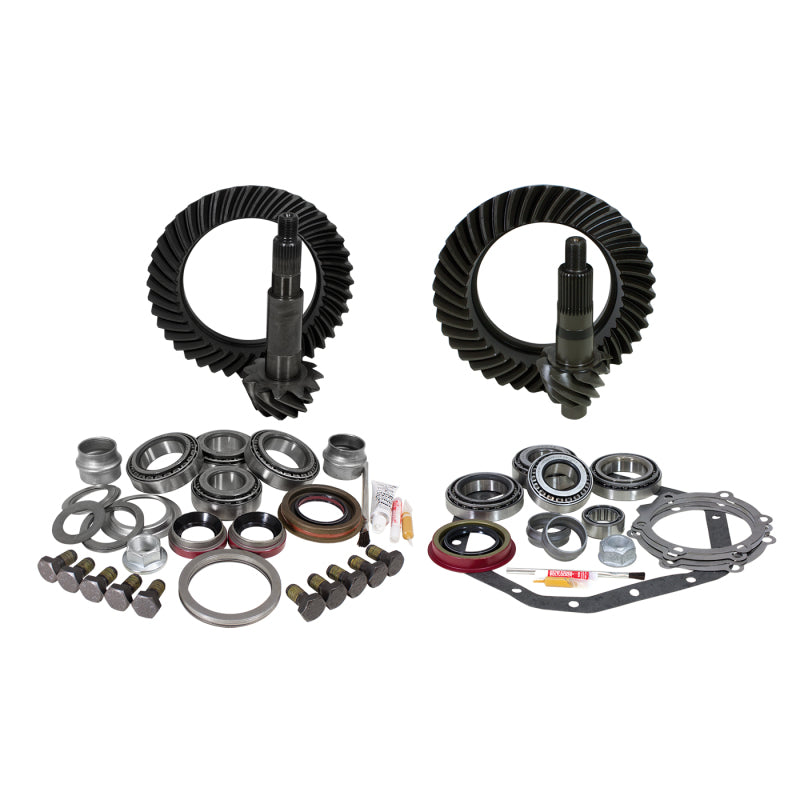 Yukon Gear & Axle Yukon Gear & Install Kit Package for Standard Rotation Dana 60 & 88 & Down GM 14T 5.38 Ratio