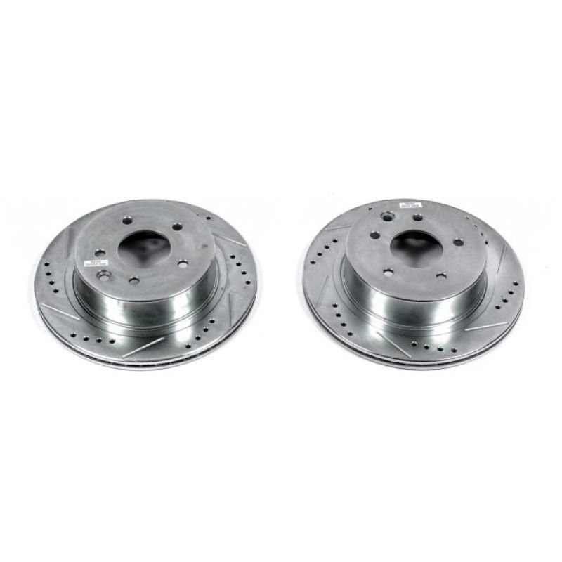 PowerStop Power Stop 03-04 Infiniti M45 Rear Evolution Drilled & Slotted Rotors - Pair