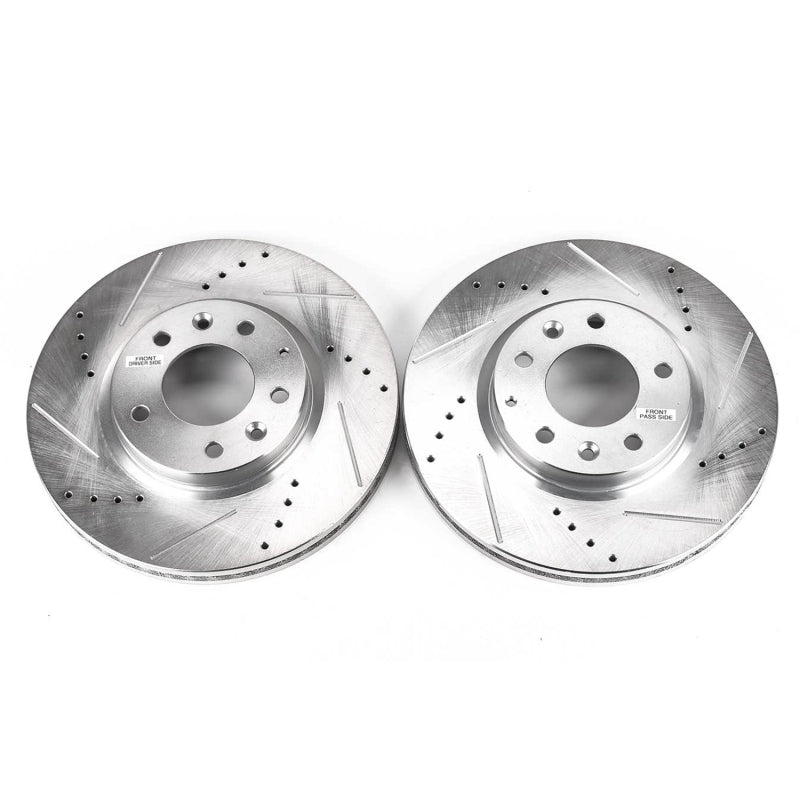 PowerStop Power Stop 07-12 Mazda CX-7 Front Evolution Drilled & Slotted Rotors - Pair