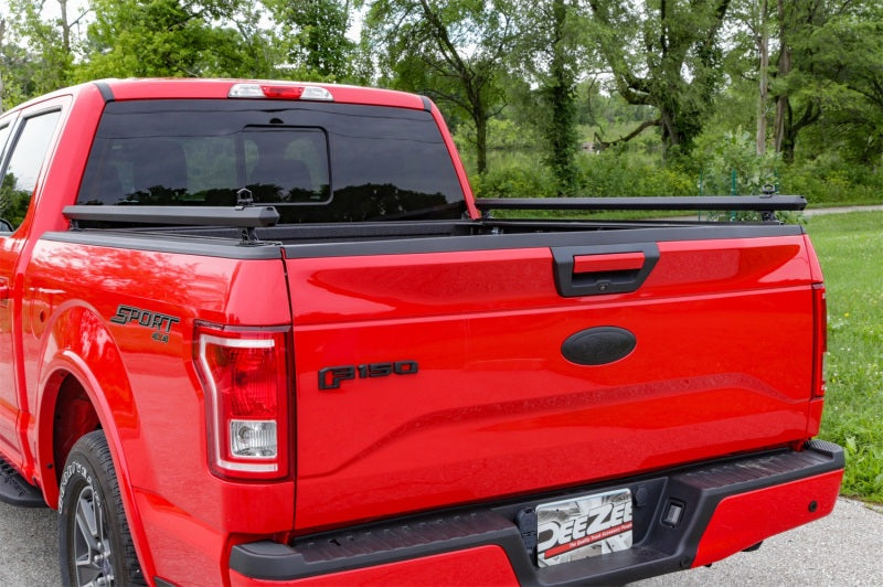 Dee Zee 14-23 Chevrolet Silverado Hex Series Side Rails - Texture Black 8Ft Bed