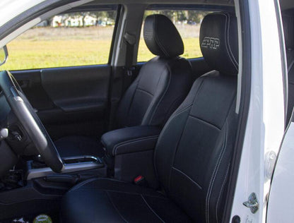 PRP Seats PRP 16-23 Toyota Tacoma Front Seat Covers (Pair) - Black/Navy Blue