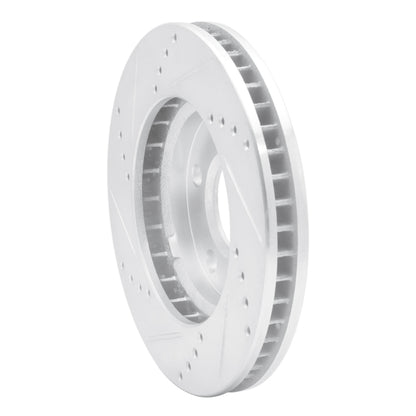 R1 Concepts R1 97-05 Buick Century Front Right Drilled & Slotted Silver Brake Rotor