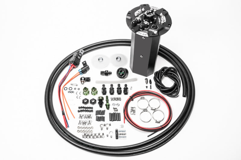 Radium Engineering Radium 09-20 Nissan 370Z Fuel Hanger Surge Tank (Pumps Not Incl.) Brushless Ti Automotive E5LM