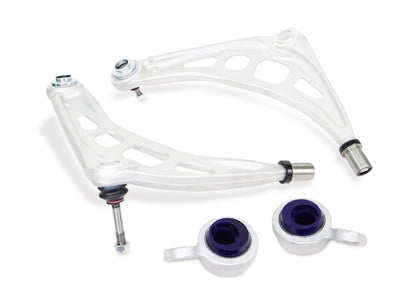 SuperPro 2000 BMW 323Ci Base Front Alloy Lower Control Arm Set (+Caster)