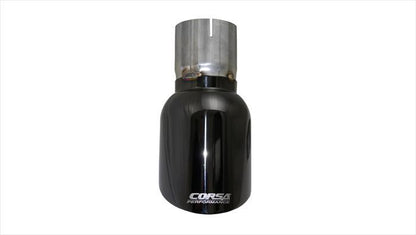 CORSA Performance Corsa 2009-2019 Single Universal 3.0in Inlet / 4.5in Outlet Black PVD Pro-Series Tip Kit