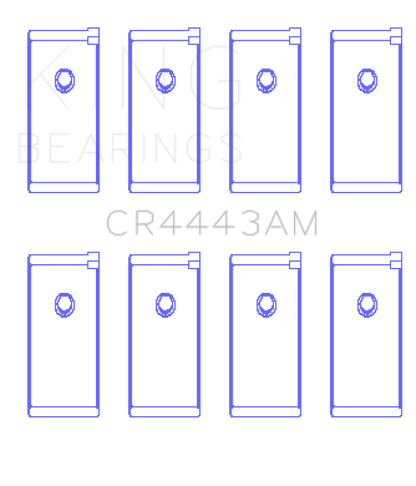 King Engine Bearings Datsun H-20 (Size +0.25mm) Connecting Rod Bearing Set