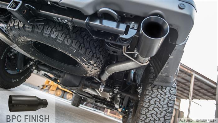 CORSA Performance Corsa 2017-2020 Ford F-150 Raptor 3.5L Sport Cat-Back Dual Rear Exit w/ 5in Matte Black Tip