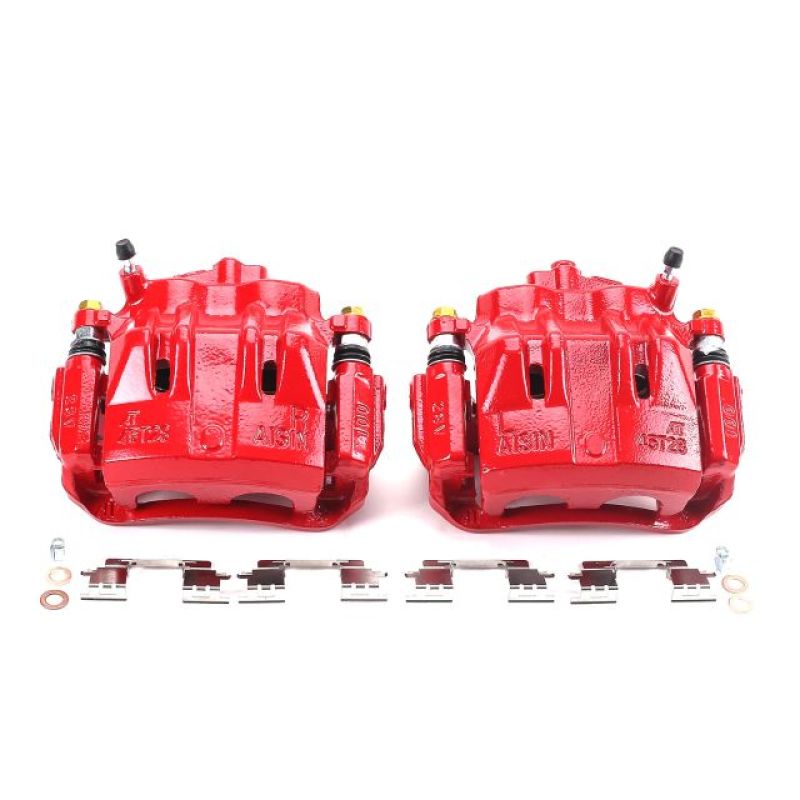 PowerStop Power Stop 02-03 Lexus ES300 Front Red Calipers w/Brackets - Pair