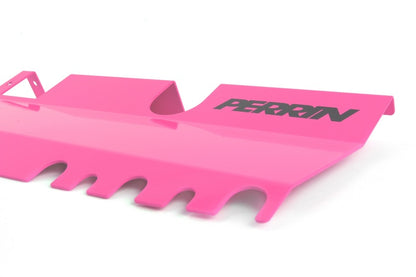 Perrin Performance PERRIN 15-21 Subaru WRX/STI Radiator Shroud (With/Without OEM Intake Scoop) - Hyper Pink