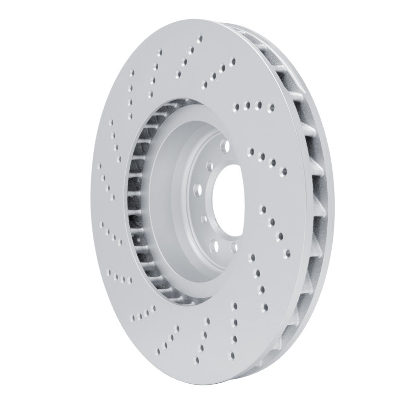 DFC 06-10 BMW M6 Right Front Drilled GeoSPEC Coated Rotor