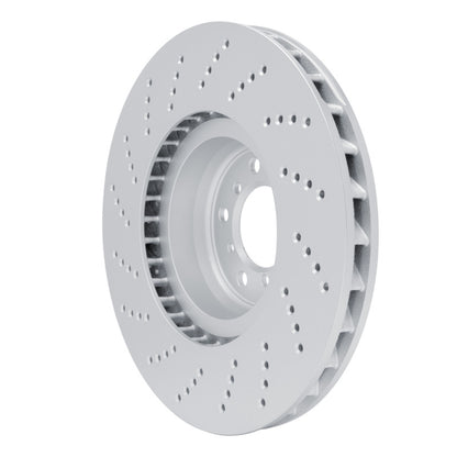 DFC 06-10 BMW M6 Right Front Drilled GeoSPEC Coated Rotor