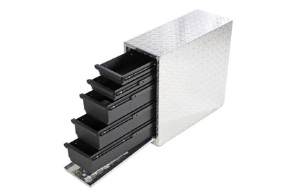 Dee Zee Universal Tool Box - Wheel Well Box With Drawers (Aluminum)