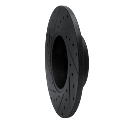R1 Concepts R1 67-70 American Motors Javelin Front Right Drilled & Slotted Black Brake Rotor