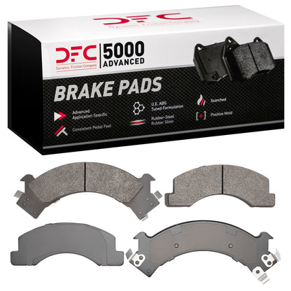 DFC 88-97 Chevrolet W3500 Gas Engine Front 5000 Advanced Semi Metallic Brake Pads