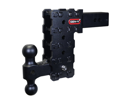 GEN-Y Hitch Gen-Y Phantom-X 2.5in Solid Shank 7.5in Drop 1.6K TW 16K Hitch w/GH-051 (No Flat Towing)