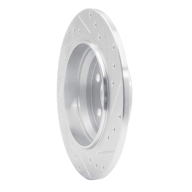 R1 Concepts R1 03-06 Mercedes-Benz S430 Rear Left Drilled & Slotted Silver Brake Rotor