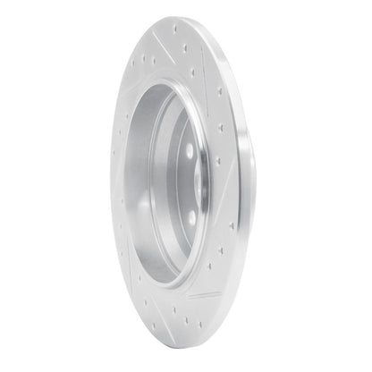 R1 Concepts R1 03-06 Mercedes-Benz S430 Rear Left Drilled & Slotted Silver Brake Rotor