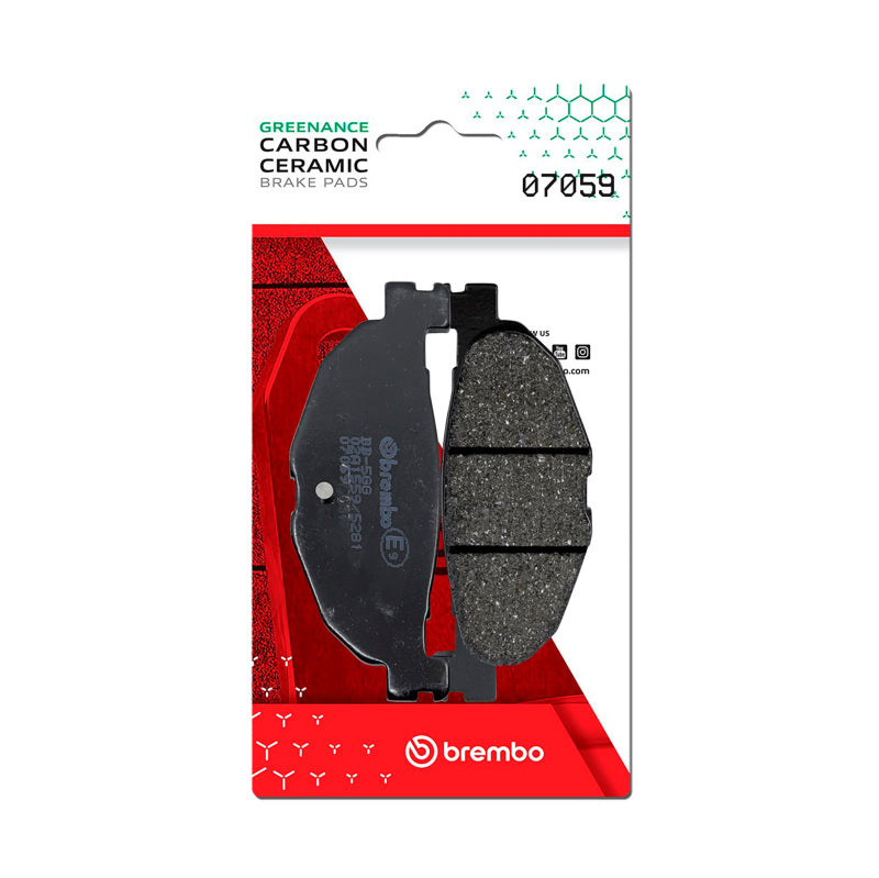 Brembo Powersports Brembo Yamaha Tmax/Yamaha Yp Carbon Ceramic Brake Pad - Rear
