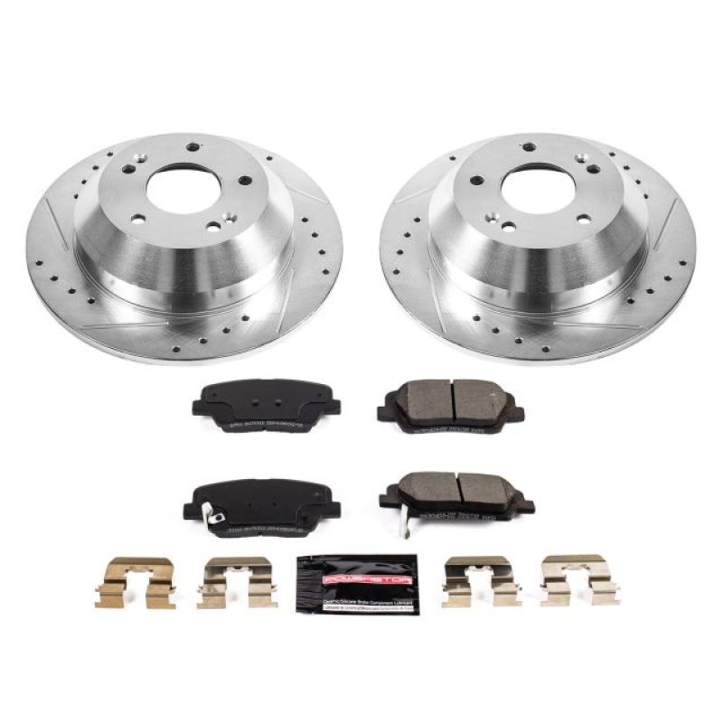 PowerStop Power Stop 10-18 Hyundai Santa Fe Rear Z23 Evolution Sport Brake Kit