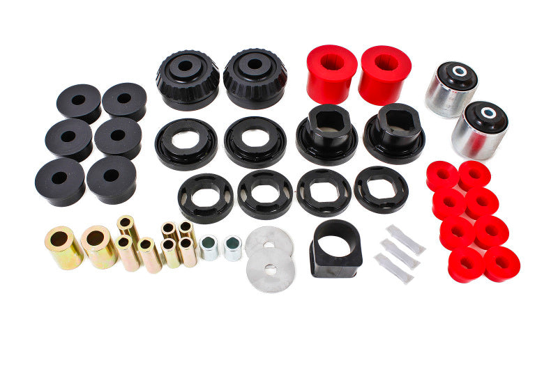 BMR Suspension BMR 08-09 Pontiac G8 Total Suspension Bushing Kit (BK003 BK007 BK012) - Black/Red