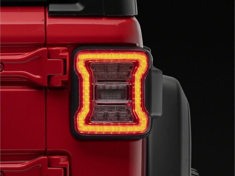 Raxiom 18-26 Jeep Wrangler JL LED Tail Lights- Clear Housing- Clear Lens