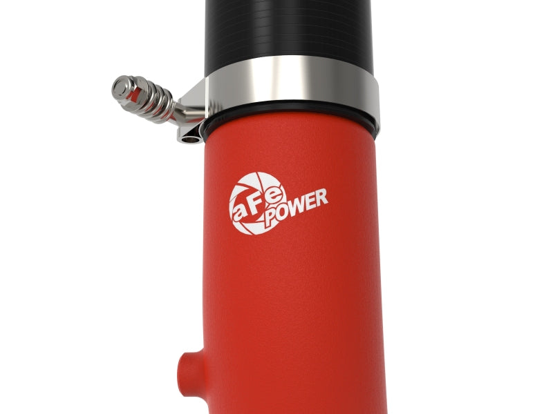 aFe BladeRunner 3in & 3-1/2in AL Hot and Cold Charge Pipe Kit Red RAM Diesel Trucks 25-26 L6-6.7L