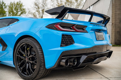 CORSA Performance Corsa 20-25 Chevrolet Corvette C8 RWD 3in Xtreme Cat-Back Exhaust w/4.5in Carbon Fiber Black PVD Tip