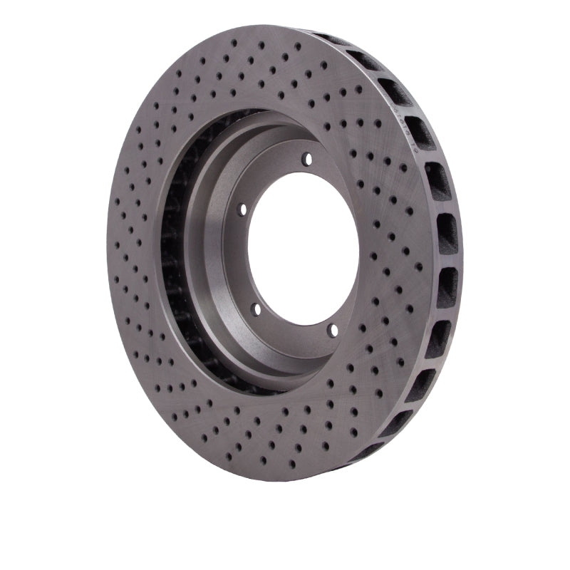 DFC 82-89 Porsche 911 Right Front Drilled Brake Rotor