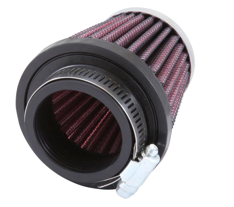 K&N Engineering K&N Universal Chrome Filter-Round Tapered-1.688in Flange ID x 2in Top OD x 3in Base OD x 2.75in H