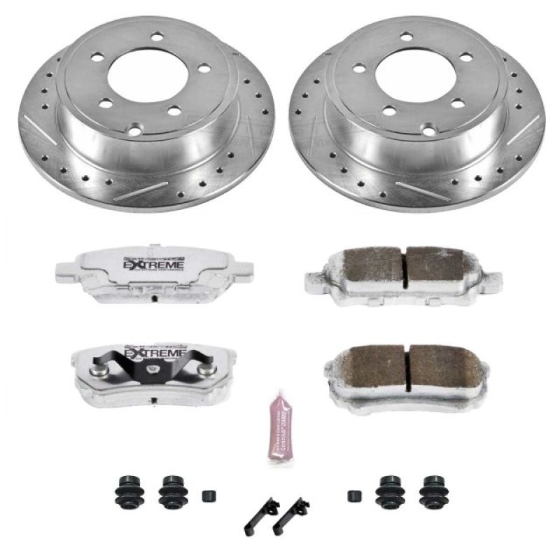 PowerStop Power Stop 11-14 Chrysler 200 Rear Z26 Street Warrior Brake Kit